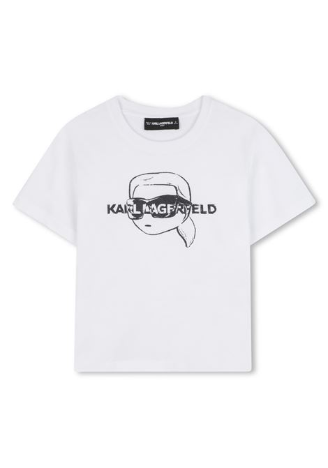 T-shirt con logo KARL LAGERFELD KIDS | Z30943N50
